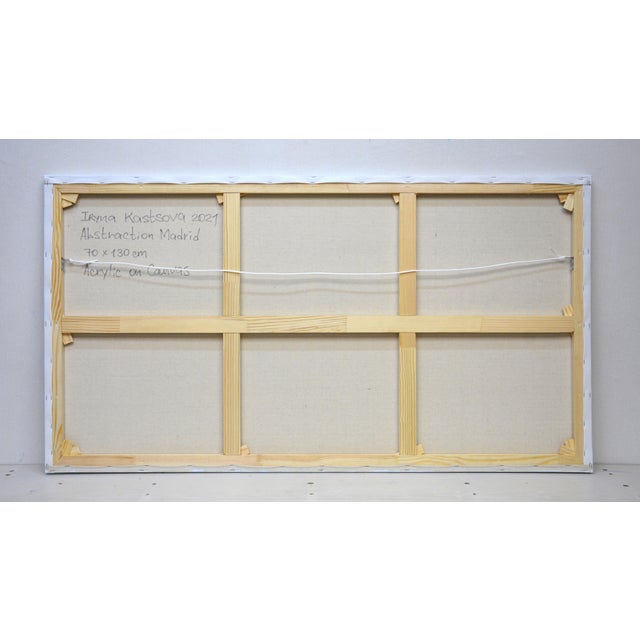 Textile Abstraction Madrid. Original Contemporary Painting by Iryna Kastsova For Sale - Image 7 of 12