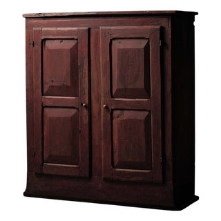 18th Century Swiss Alpine Pine Cabinet For Sale