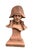 Napoleon Bonaparte Cast Stone Bust with Terracotta Finish Garden Ornament For Sale - Image 4 of 18