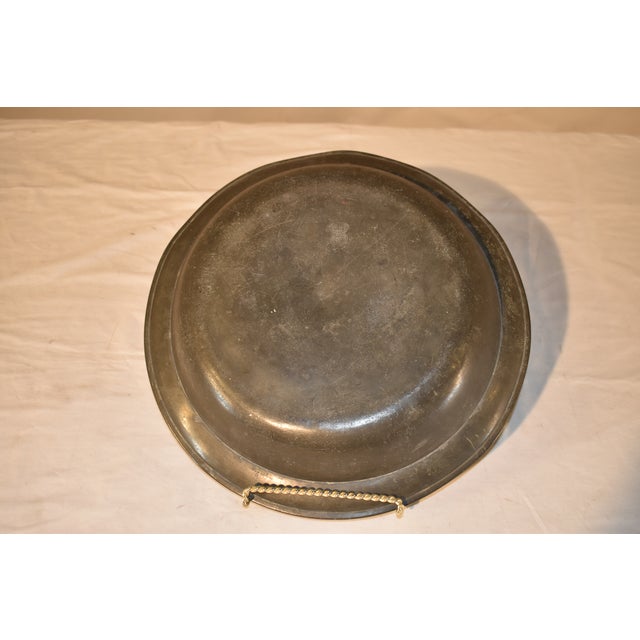 Dark Gray Early 19th Century Pewter Bowl For Sale - Image 8 of 10