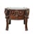Burnt Umber Vintage English Garden or Hall Goat Leg Flower Pot Stand, For Sale - Image 8 of 11