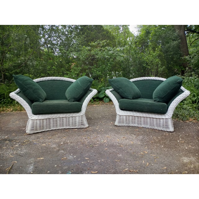 Ficks Reed Rattan Chairs - a Pair For Sale - Image 13 of 13
