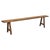 French Provincial Bench in Oak, 1950s For Sale - Image 12 of 12