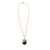 Wyoming Grand Teton National Park Fritz Reu Sterling Silver Enamel Vintage Charm on 18 Inch Gold Filled Necklace For Sale - Image 4 of 4