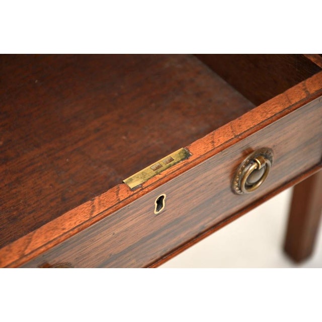 Antique Georgian Inlaid Writing Table, 1800s For Sale - Image 11 of 12