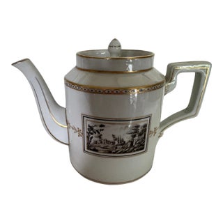1960s Richard Ginori Coffee Pot in the Fiesole Pattern For Sale