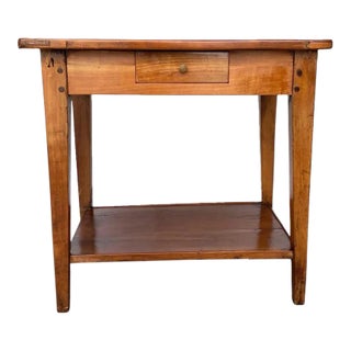 19th-Century Fruitwood Accent Table For Sale