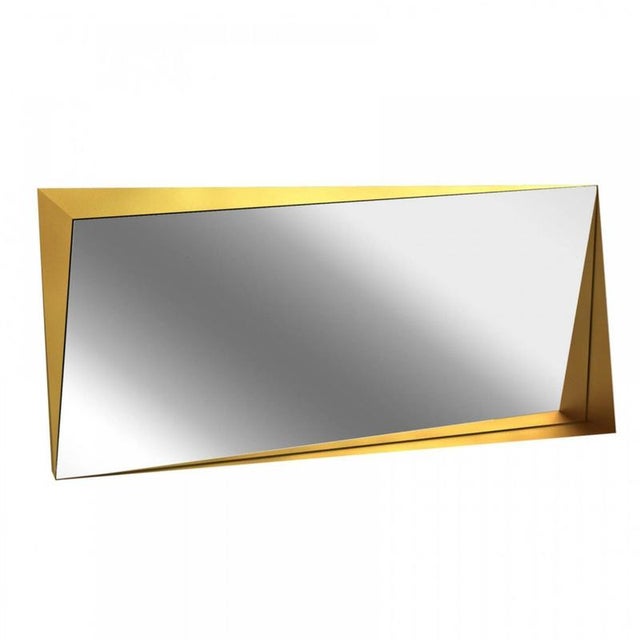 Metal Lingotto Mirror in Powder-Coated Aluminum by Altreforme For Sale - Image 7 of 8