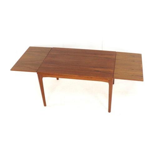 Rectangular Extendable Dining Table by Henning Kjærnulf for Vejle Mobelfabrik, 1960s For Sale - Image 12 of 16