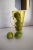 Green Vintage Multi-Colour Pitcher and Glasses Set- 7 Pieces For Sale - Image 8 of 9