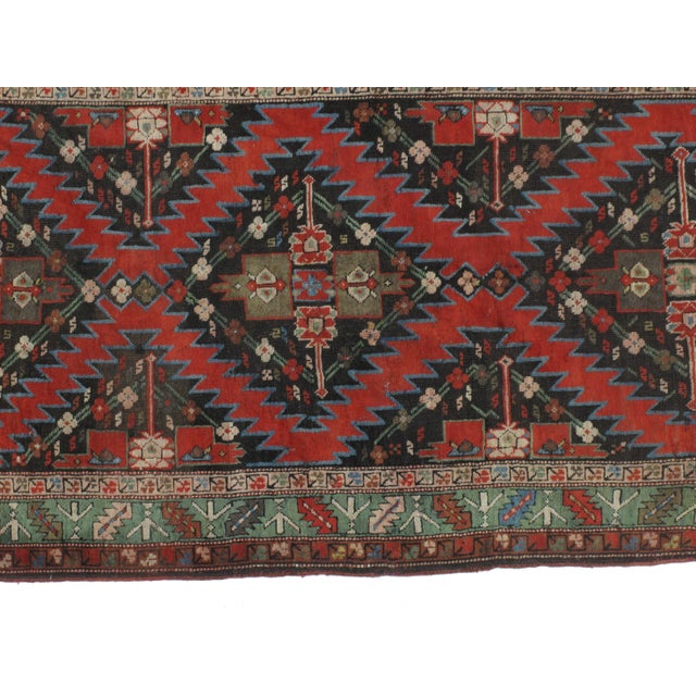 1920s Vintage Karabagh Runner - 3′6″ × 12′10″ For Sale - Image 4 of 8
