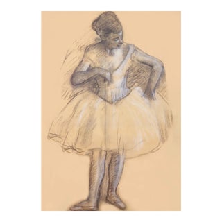 Edgar Degas Study for a Ballerina Numbered Giclee For Sale