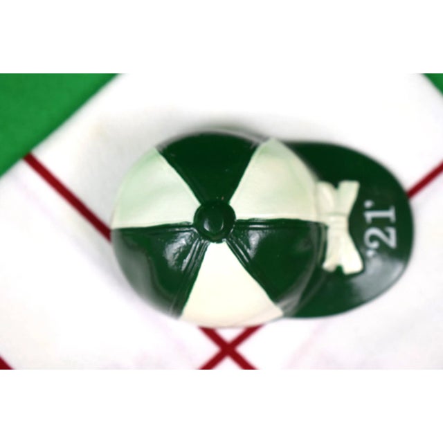 Sz: 3 5/8"L x 2 1/4"H x 1 5/8"D *21 Club bar cloth sold separately*