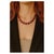 Bochic "Capri" Vintage Ruby & Diamond Necklace & Earring Set 18K Gold & Silver For Sale - Image 15 of 18