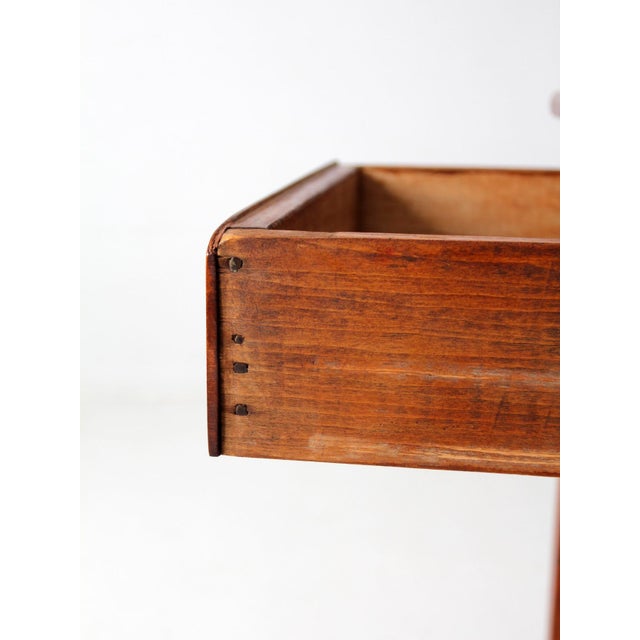 Late 19th Century Antique Americana Side Table For Sale - Image 5 of 12