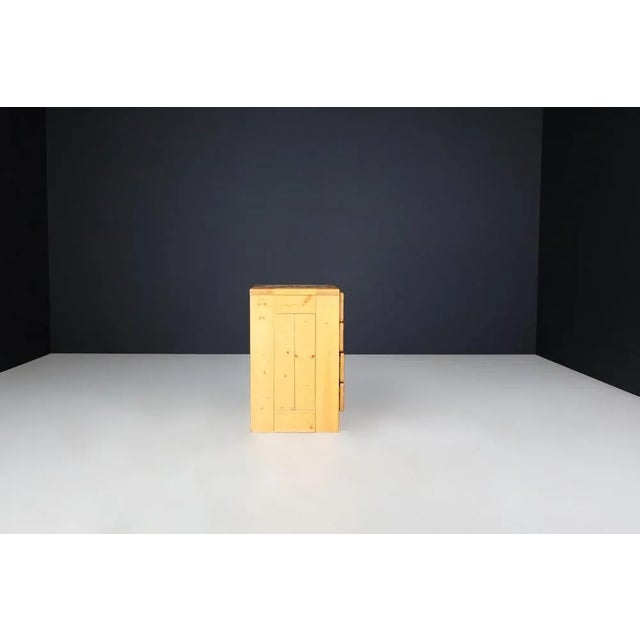 Wood Chest of Drawers attributed to Charlotte Perriand for Les Arcs, France, 1960s For Sale - Image 7 of 10