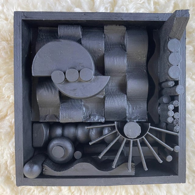 Contemporary Assemblage Sculpture After Louise Nevelson For Sale - Image 9 of 9
