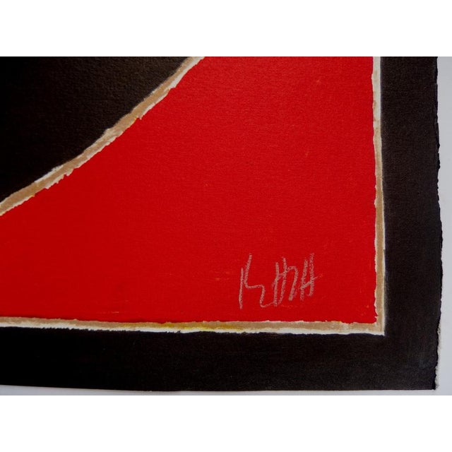 Sayed Haider Raza, Tree and Bindu, Original Lithograph For Sale - Image 4 of 7