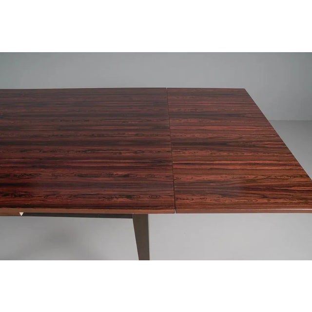 Scandinavian Rosewood Folding Dining Table, 1960s For Sale - Image 11 of 13