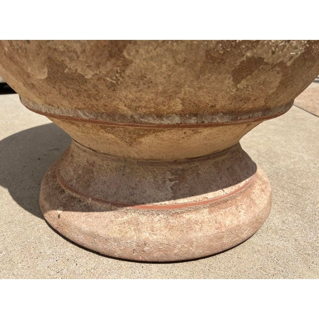 Pair of Antiqued Lemon or Orange Tree Anduze Pots From the Cevennes, France For Sale In Dallas - Image 6 of 12