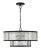 Bronze Chelsea 4-Light Mirrored Two-Tier Drum Chandelier For Sale - Image 8 of 8