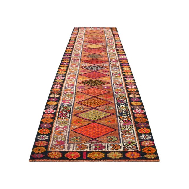 1960s 1960s Turkish Oushak Runner For Sale - Image 5 of 7