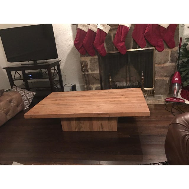 Restoration Hardware Reclaimed Russian Oak Plinth Coffee ...