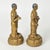 Gold Pair of Gilded Buddhist Monk Figures For Sale - Image 8 of 17