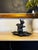 Celebrate the beauty of nature-inspired design with this distinctive vintage cast aluminum squirrel nutcracker and...