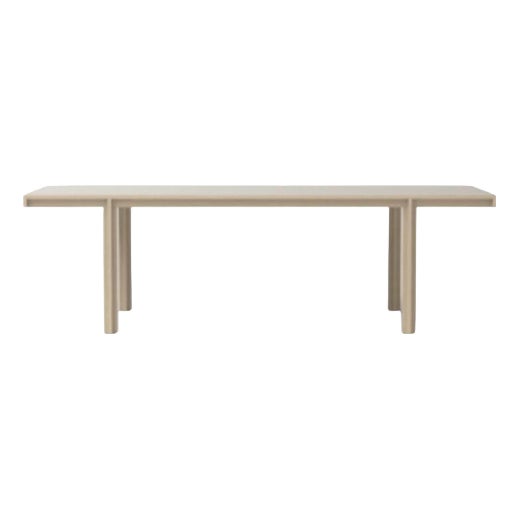 White Stained Oak Principal Dining Table by Bodil Kjaer for Karakter For Sale