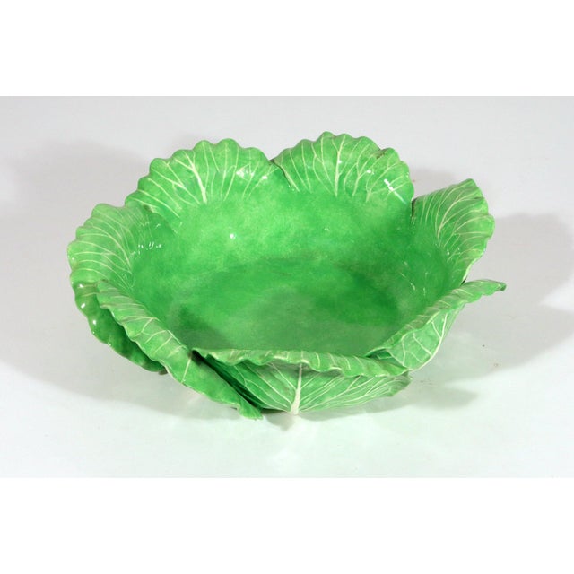1980s Dodie Thayer Lettuce Ware Pottery Bowl, Circa 1970–1985 For Sale - Image 5 of 10