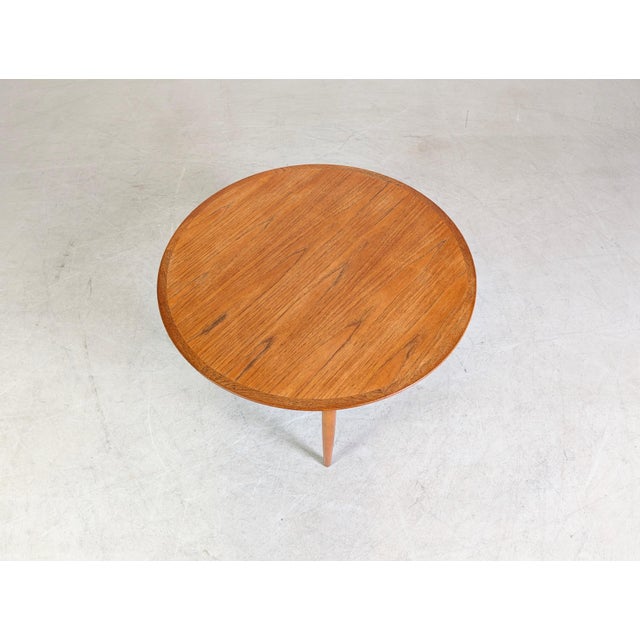 Mid-Century Modern Danish Coffee Table in Teak For Sale - Image 4 of 9
