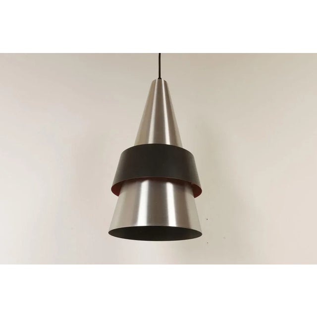 Mid-Century Modern Vintage Danish Corona Pendant Lamp by Jo Hammerborg for Fog & Mørup, 1960s For Sale - Image 3 of 17