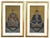 Large Scale Late 19th-C. Hand Painted Chinese Ancestral Portraits Un Water Gilt Frames - S/2 For Sale - Image 10 of 11