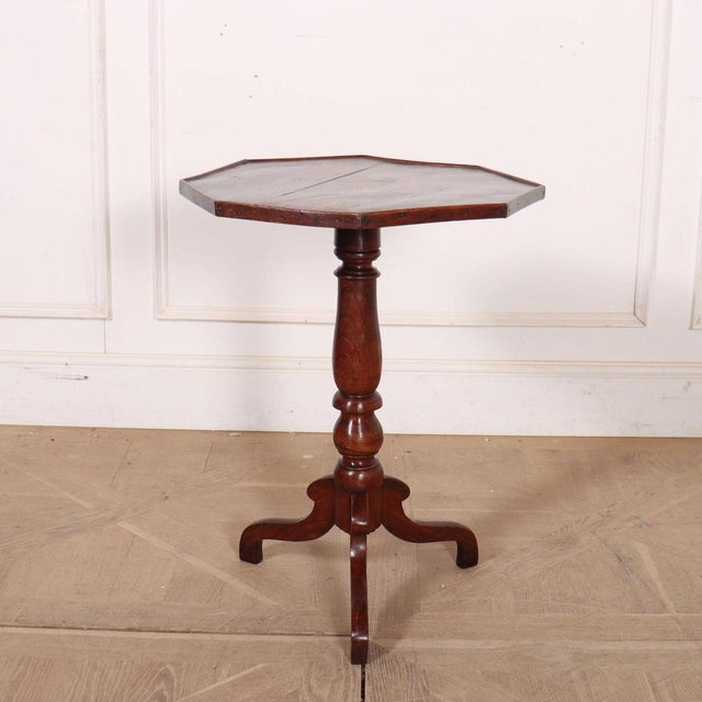 Vintage English Occasional Lamp Table For Sale - Image 8 of 8