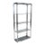1970s Chrome and Smoked Glass Five-Tier Étagère in the Style of Milo Baughman For Sale