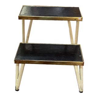 Vintage Double Step Stool For Sale