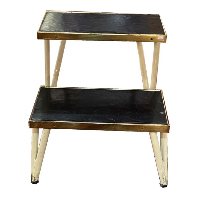 Vintage Double Step Stool For Sale