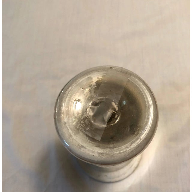 Mercury Glass Footed Cup For Sale - Image 4 of 6