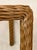 Tan Relocation Super Sale! 1980s Twisted Rattan Modern Coastal Style Side Table For Sale - Image 8 of 11