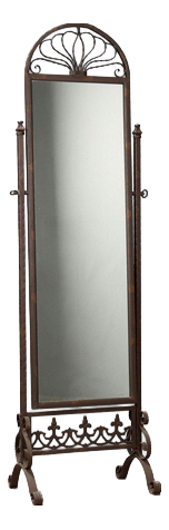 Mirror in Wrought Iron