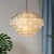 Aloadecor Natural Capiz Shell Four-Tier Chandelier For Sale - Image 4 of 6