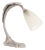 French Art Deco Eagle Form Chrome Table Lamp For Sale