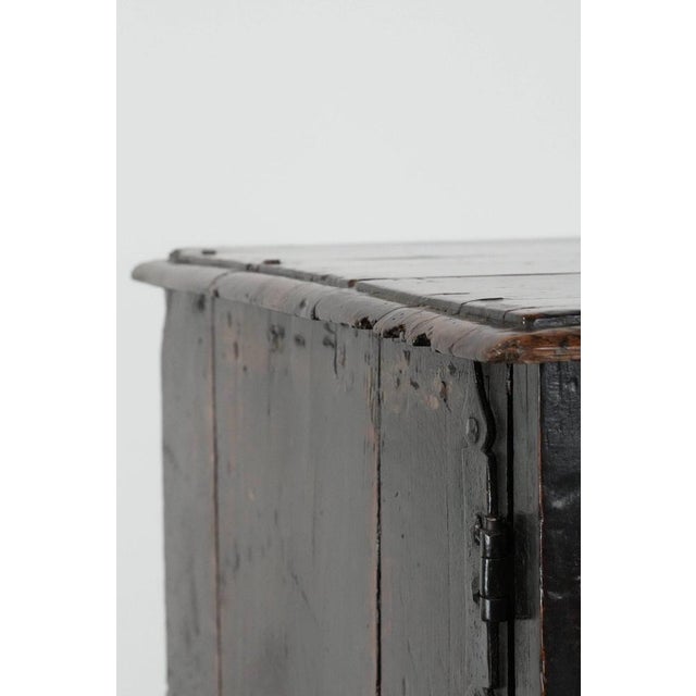 Antique English Oak Cabinet on Stand, 1600s For Sale - Image 15 of 18