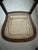 Beautiful matched set of 6 antique turned‑wood dining chairs (armless side chairs) with woven cane seats. Four chairs have...