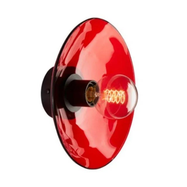 Not Yet Made - Made To Order Acid Red Zénith Wall Light by Radar For Sale - Image 5 of 9