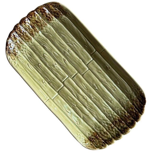 Vintage Bordallo Pinheiro Asparagus Tray For Sale - Image 12 of 13