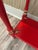 2020s Solid Wood Console Table, Narrow Hallway Furniture, Red and Gold Palm Beach Tropical Decor For Sale - Image 5 of 11