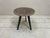 2020s Handmade Round Side Table: Walnut Inlays, Resin Edge - Mid-Century Modern For Sale - Image 5 of 6