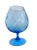 Mid-Century Modern Vintage Mid-Century Modern Italian Empoli Aquamarine Vase For Sale - Image 3 of 6